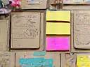 Creative brainstorming and initial sketches representing concept phase